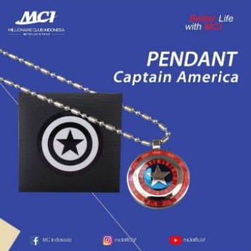 pendant captain america MCI