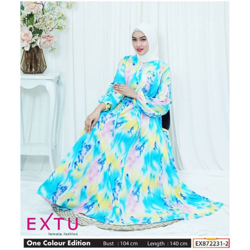 GAMIS RAINBOW ABSTRACT JESSIE BY EXTU / MAXY RAINBOW ORI EXTU