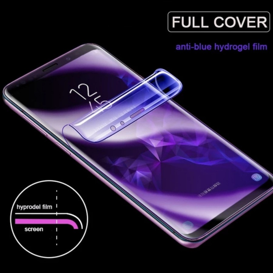 VIVO Y33S Y21 2021 Y21S S Y20 Y20S Y20 2021 Y20S G ANTI GORES HYDROGEL PLASTIK BLUE LIGHT ANTI RADIASI GEL SCREEN GUARD PELINDUNG LAYAR FULL COVER Y20SG