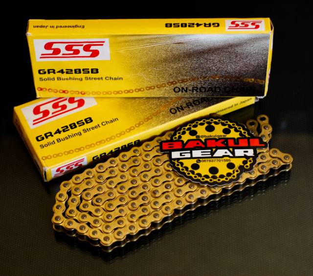 Gear set SSS RX KING JUPITER Z VEGA R FIZ R FIZR Gold 428 (26-45) Tebal-2