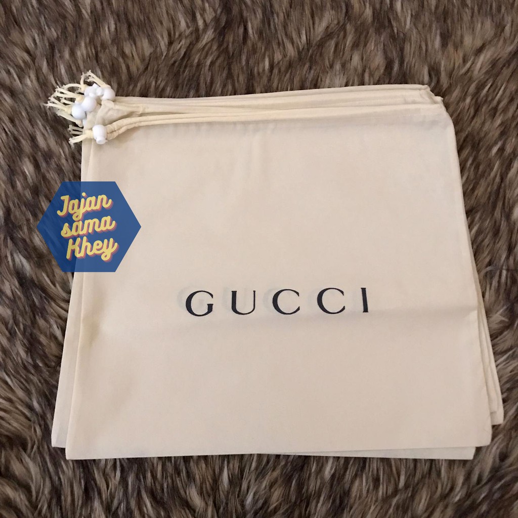 Gucci Dustbag Tas Serut / Gucci Cover / Dust Bag / DB Branded Sarung