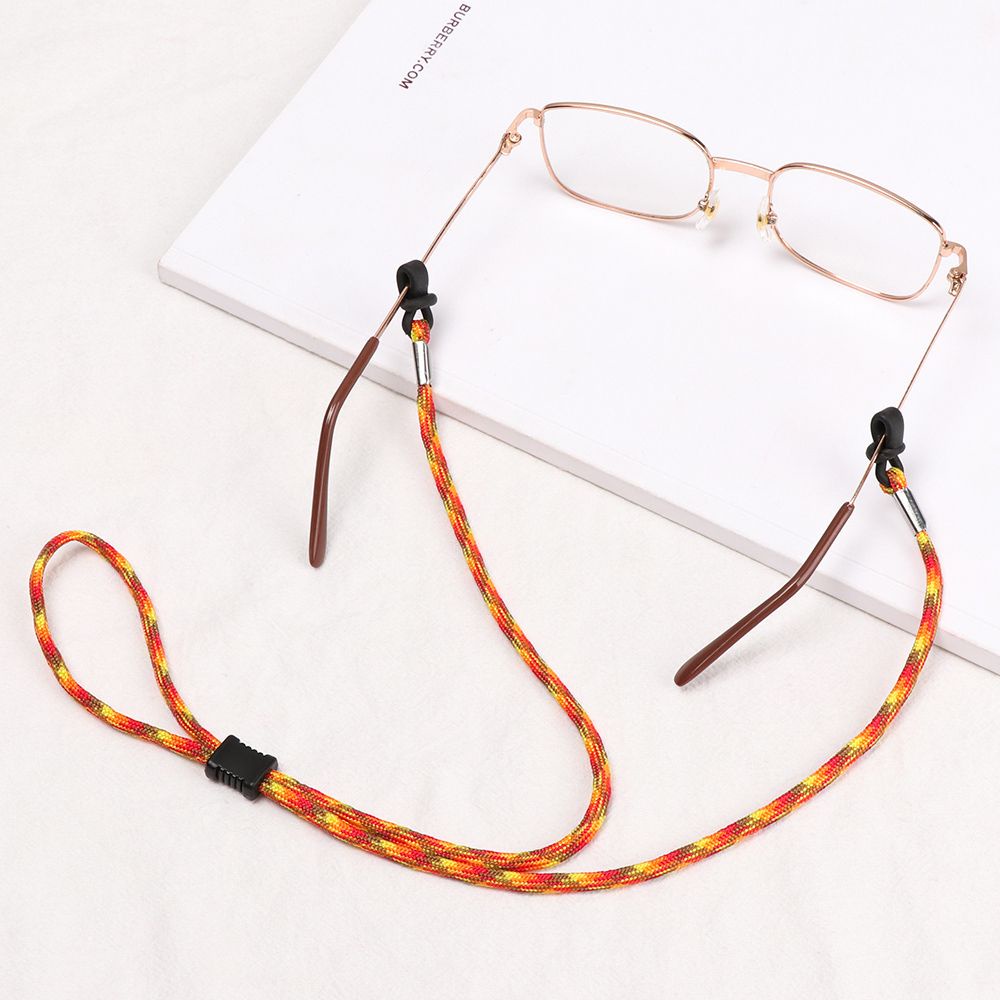 ROW Women Men Glasses Holder Strap Outdoor Sports Sunglasses Lanyard Glasses Chain Holder Necklace Non-slip Lightweight Fashion Eyewear Braid