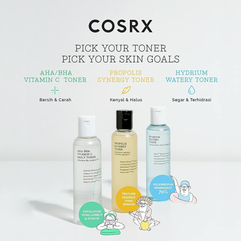 COSRX BEST OF THE BEST Pick your Toner Pick Your GOALS by Ailin Kosmetik