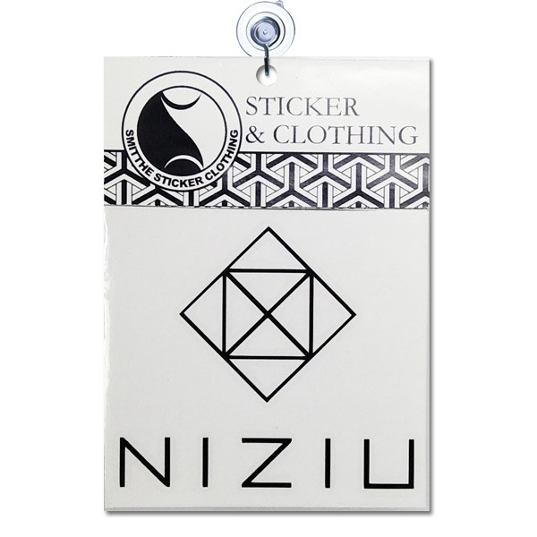 Stiker NiziU Logo Cutting Sticker aksesoris untuk Mobil Motor