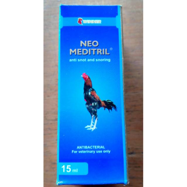 Cairan antibiotik tetes untuk ayam adu Neo Meditril 15ml