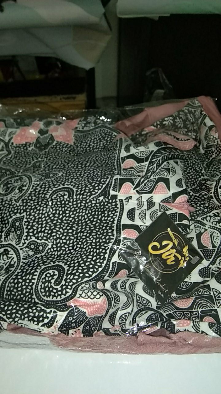 Batik Wanita Asj Sa Hrb026 Kenongo Kemeja Tosca Pendek