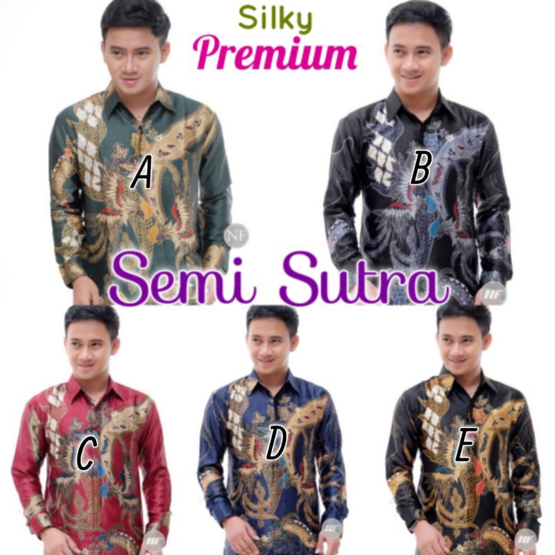 Produsen New Product - Kemeja Batik Premium - Matt Semi Sutra Silky Feat Furing Istimewa rkgjNBU1WVbjw