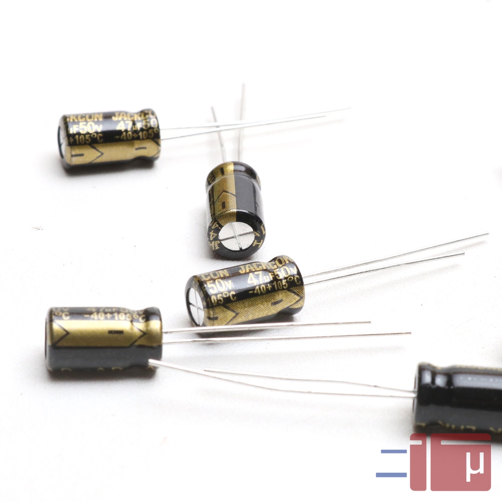 x10 Elco 47uF 50V Jackcon Original Taiwan