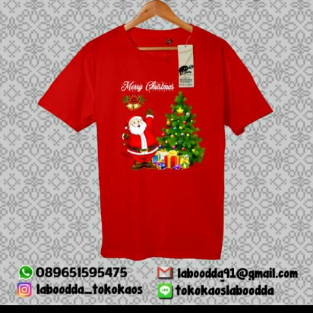 Kaos Natal anak dan Dewasa