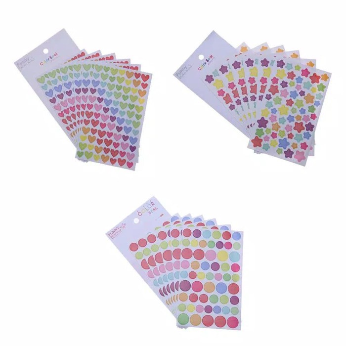 

Stiker Bintang Polkadot Love Scrapbook Sticker