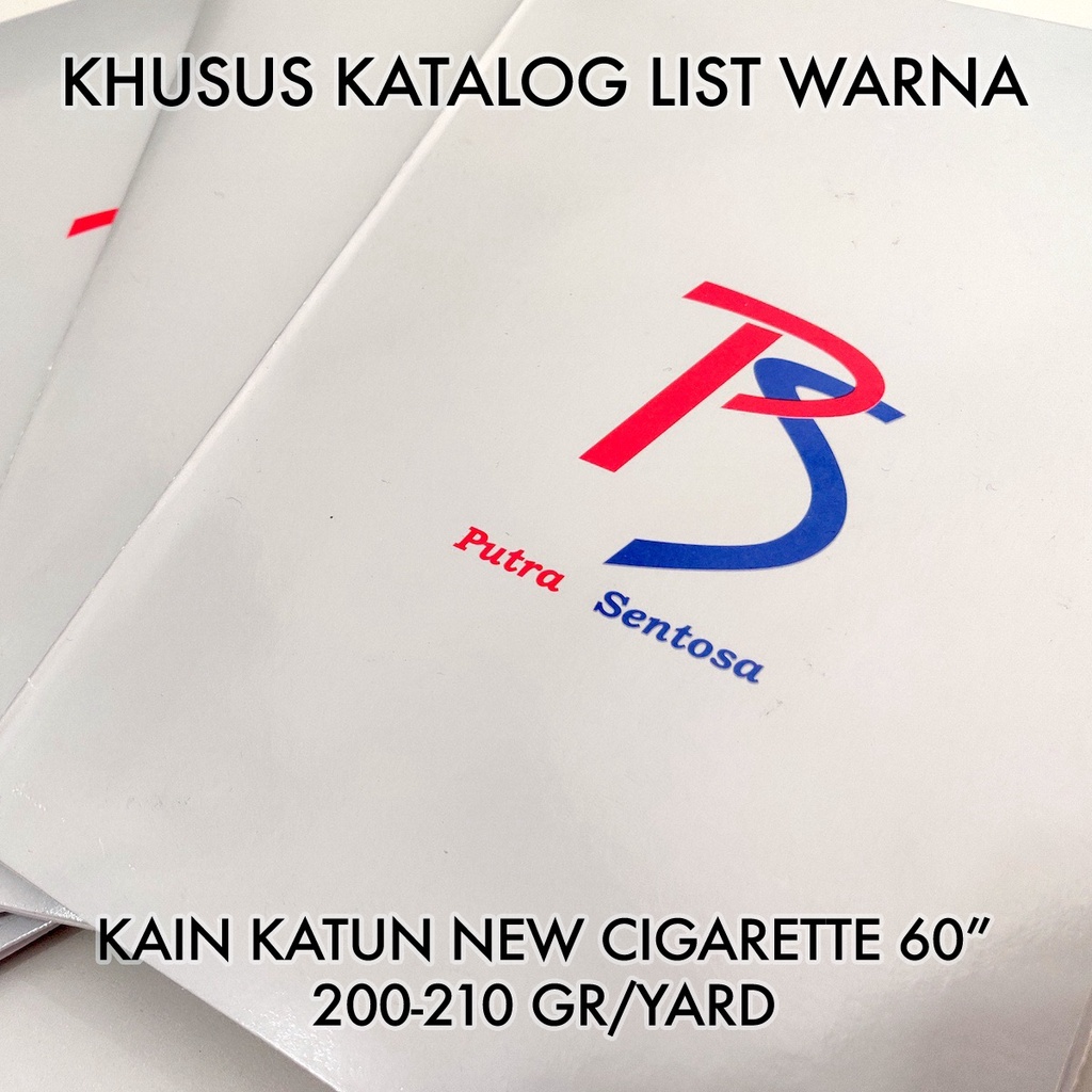 KATALOG BUKU SAMPLE WARNA Kain Katun New CG 60"