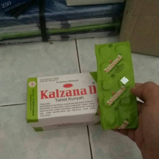 Tablet Kunyah Kalzana D Vitamin D Kalsium Untuk Anak Dewasa Ibu Hamil Dan Menyusui