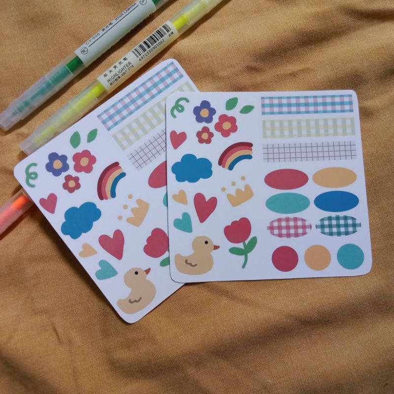 

Kawaii Sticker Pack Deco Handphone Laptop Tumblr Journal Cute Waterproof Aesthetic