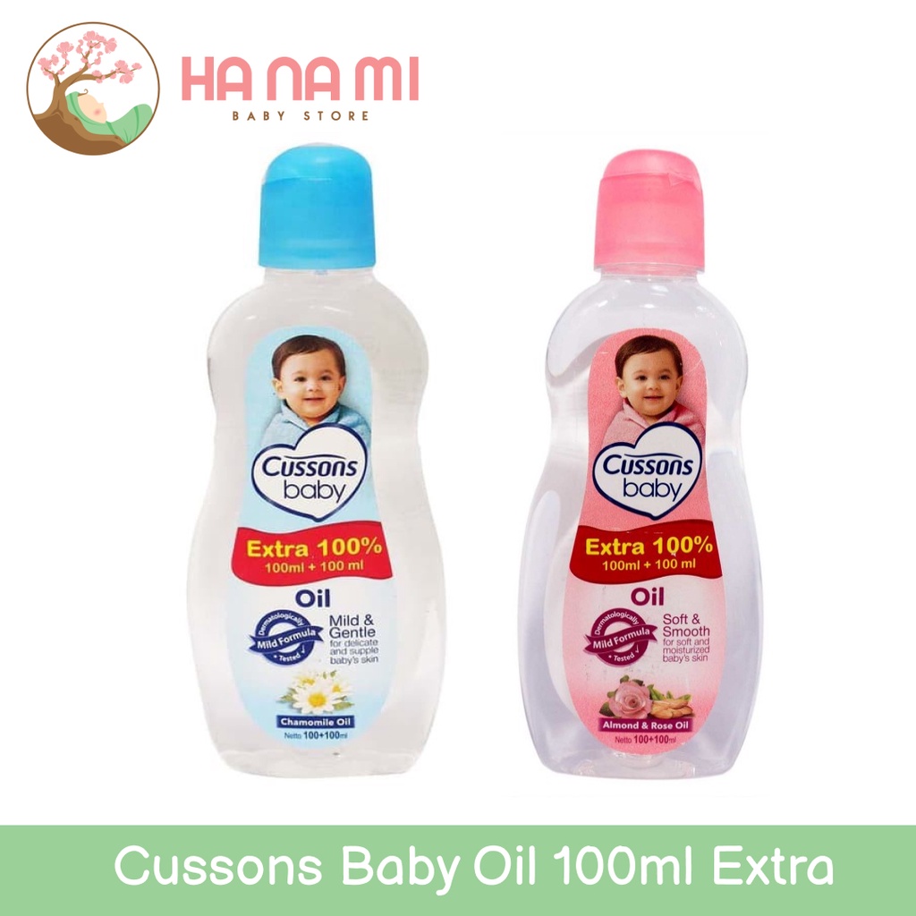 Cussons Baby Oil Extra 100% / minyak pijat bayi