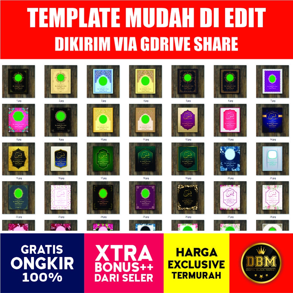 Yasin Cover Full Version V.2 - Coreldraw Template