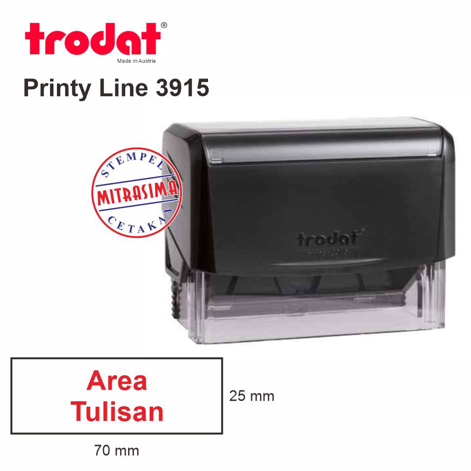 

Stempel Trodat 3915 ( Model Ekonomis bentuk Persegi )