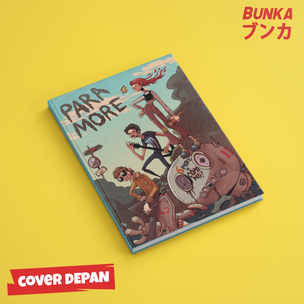 

Notebook Band Paramore Art Cover Hardcover A5 Buku Tulis Catatan Notes Agenda Planner Jurnal