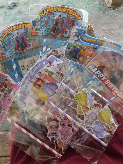 Hiasan Kue Cake Topper Birthday C1 Sofia The First Isi 7
