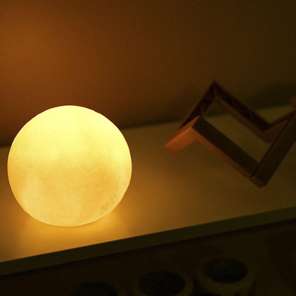 【COD Tangding】3D Moon Night Light DIY Birthday Gifts Painted Starry Sky Lamp