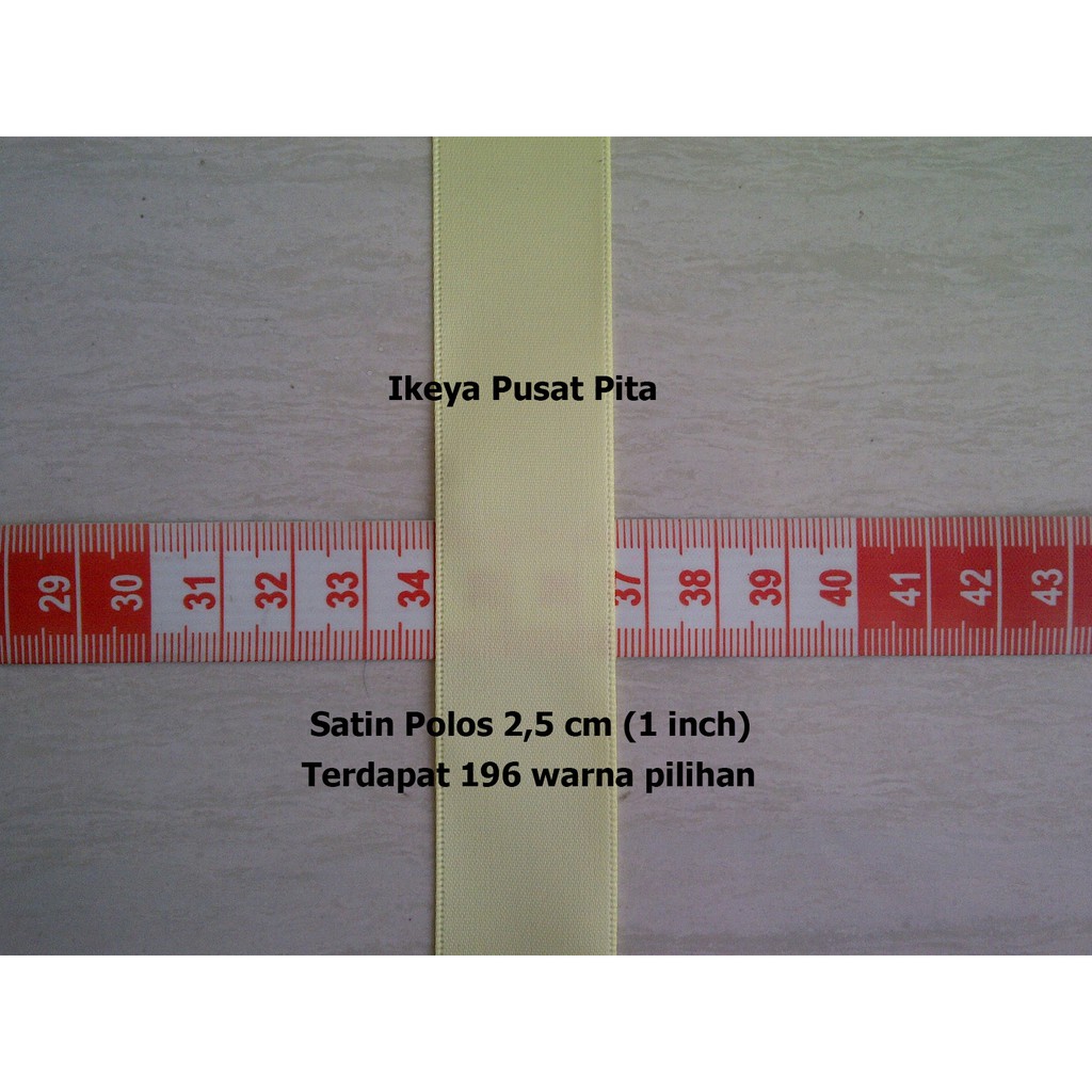 

[10 YARD] PITA SATIN POLOS DOUBLE SIDE 2,5 CM (1″ INCH)