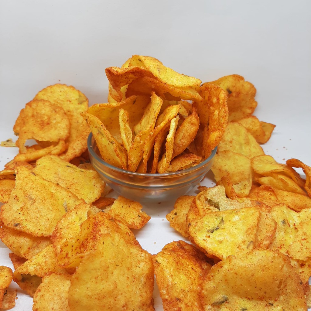 

Gemlong Pedas 500gram / Keripik Comring Pedas