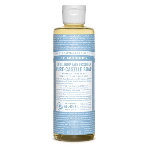 Dr. Bronner's Magic Soaps baby mild unscented 237ml