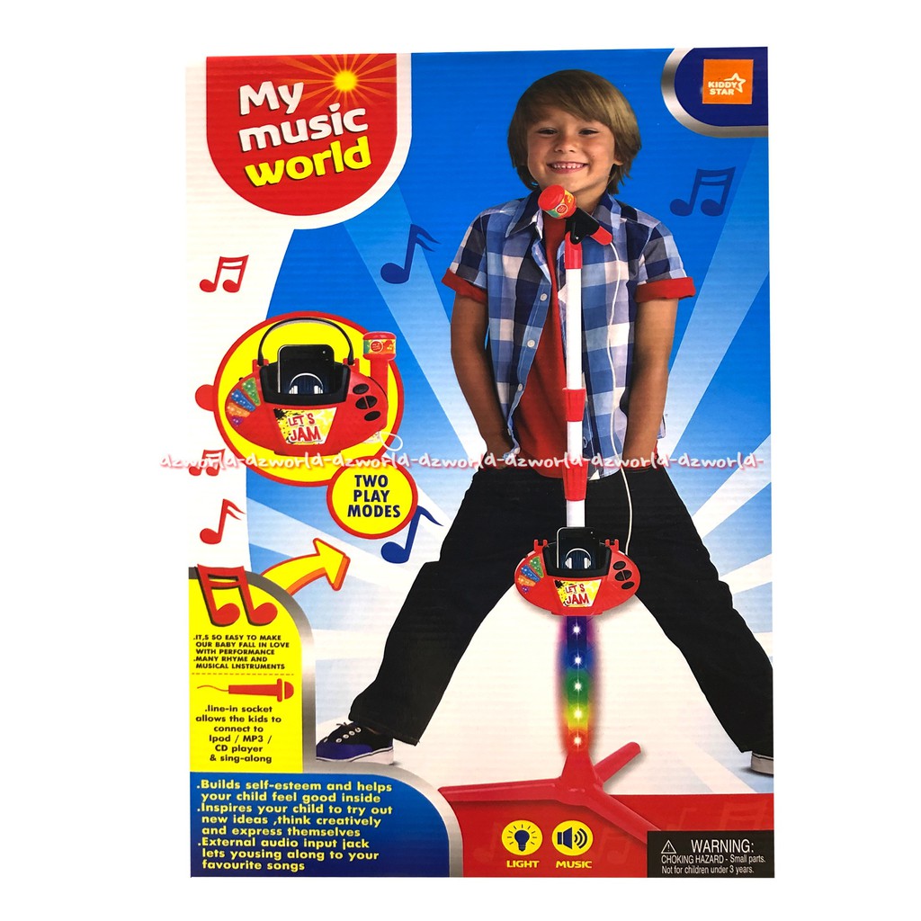 Kiddy Star My Music World Mainan Microphone Mic
