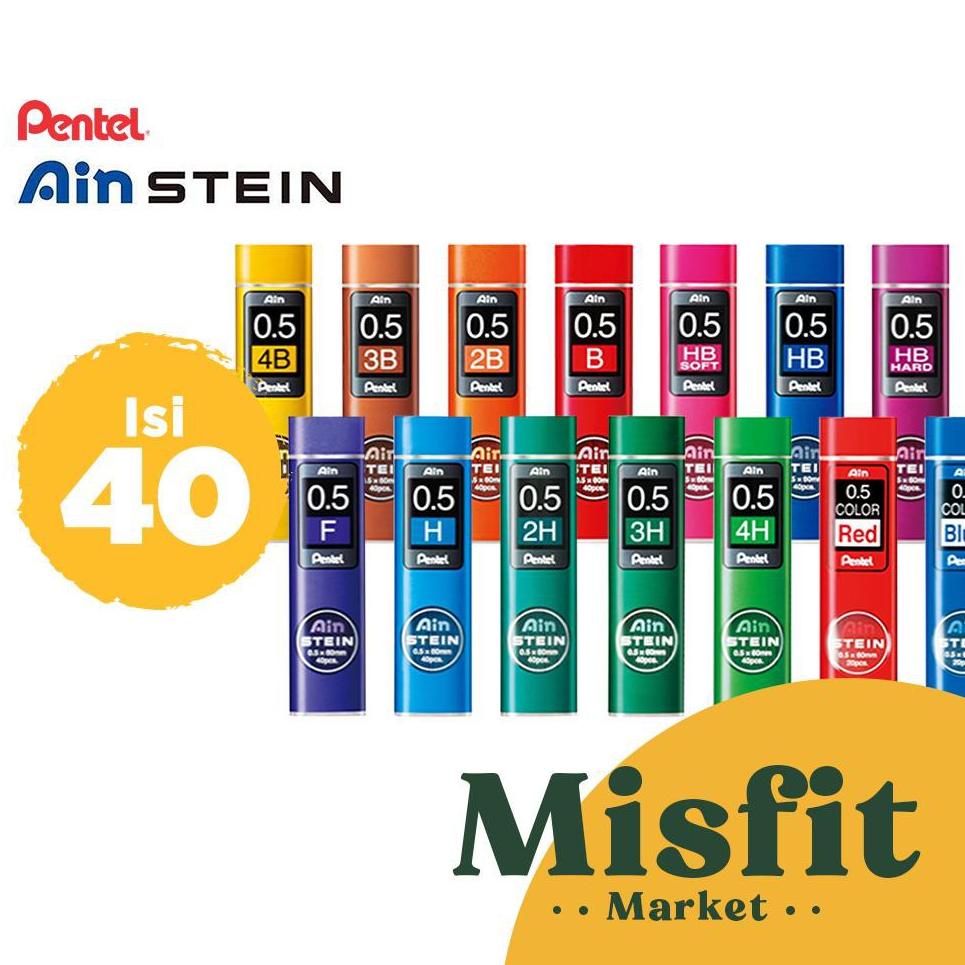 

Zgs44 Pentel Ain Stein Mechanical Pencil Lead Refill 0.5 mm .,..,.,.,.