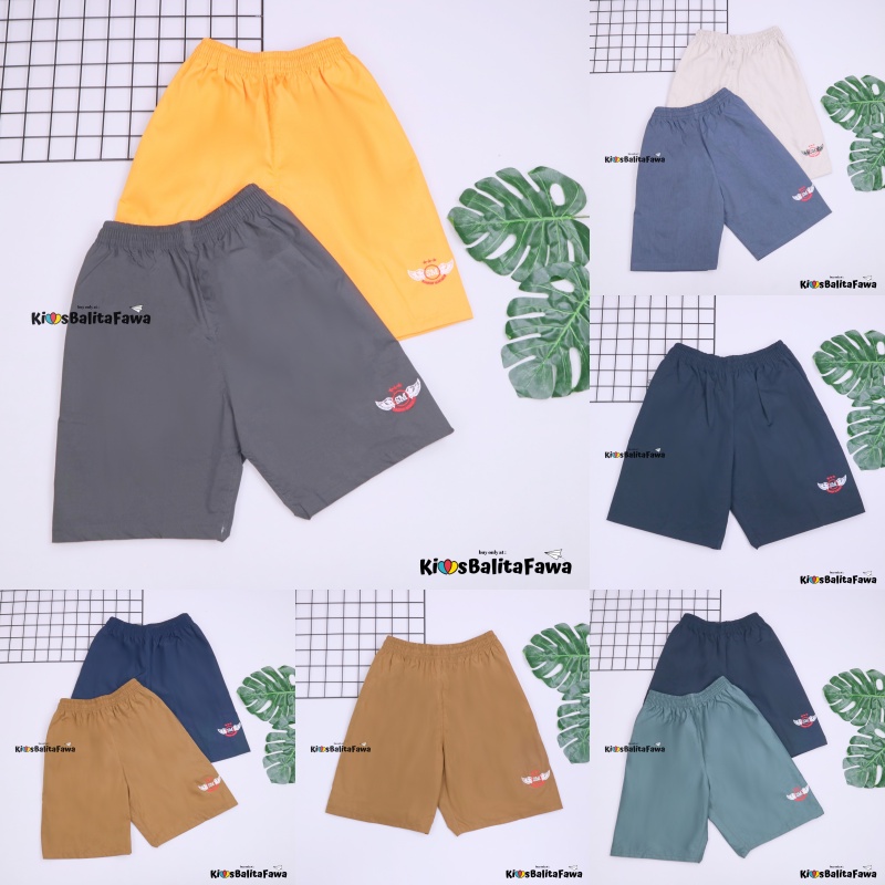Celana Pendek Dewasa Kode SM Pria Fit To XL / Boxer Sport Santai Kolor Laki Polos Olahraga Fitness