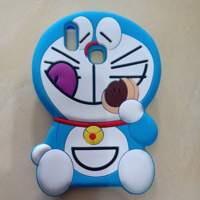 Softcase 3D Vivo Y91 Y93 Y95 Cover silikon karakter kucing soft case gambar dora