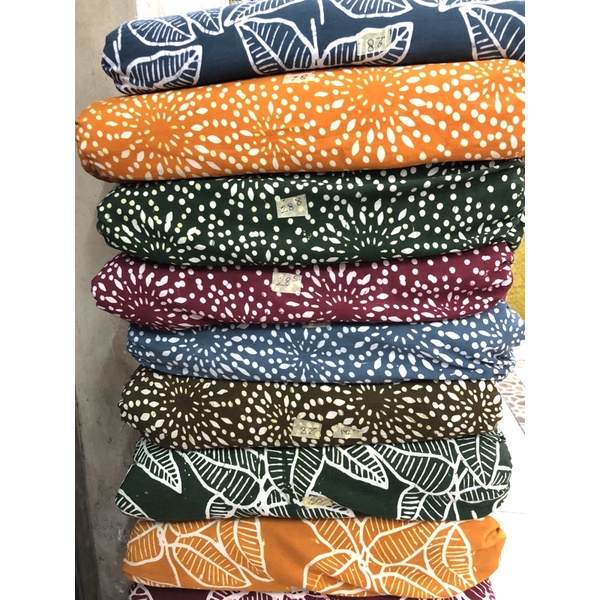 Kain Batik Rayon Santung Motif