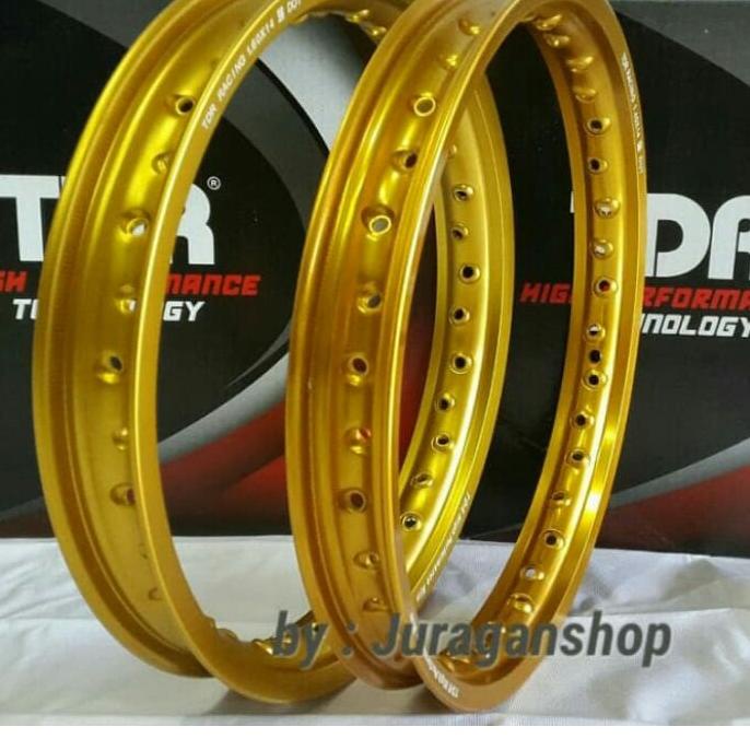 [PRODUK CVGGM] Velg TDR W shape Ring 17 ukuran 140 160 185 215 Rim aluminium TDR Racing Hitam biru g