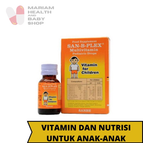 Jual San B Plex Drop 15ml Vitamin Dan Suplemen | Shopee Indonesia