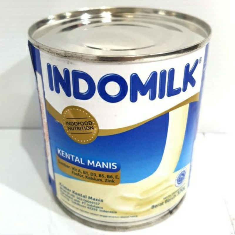 

Susu Kental Manis Indomilk Kaleng Putih 370g