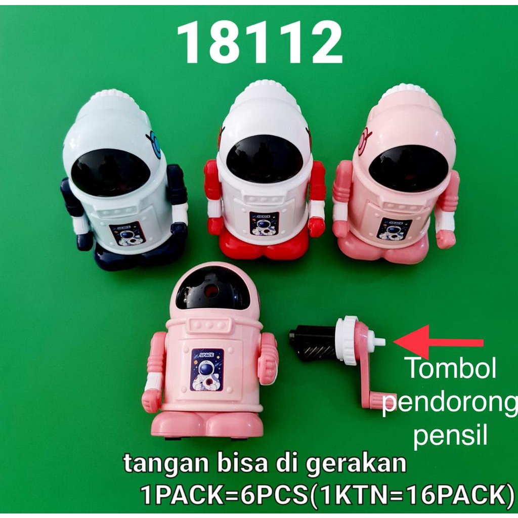 

ROYALSTATIONERY - SERUTAN PENSIL MEJA JUMBO / RAUTAN PENSIL MEJA KARAKTER ASTRONOT / STANDING PENCIL SHARPENER