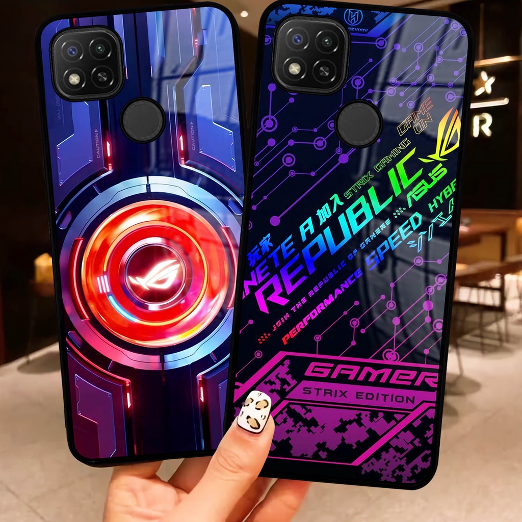 [SP16] Case Kilau Xiaomi Redmi 9C | Casing Hp Glossy | Motif ROG