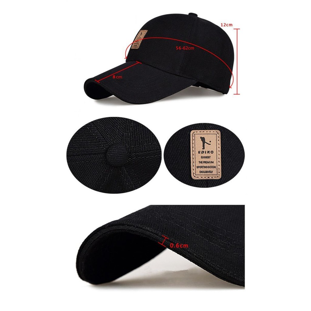 [BIG SALE] Topi Baseball Golf Logo Ediko Sport Fashion