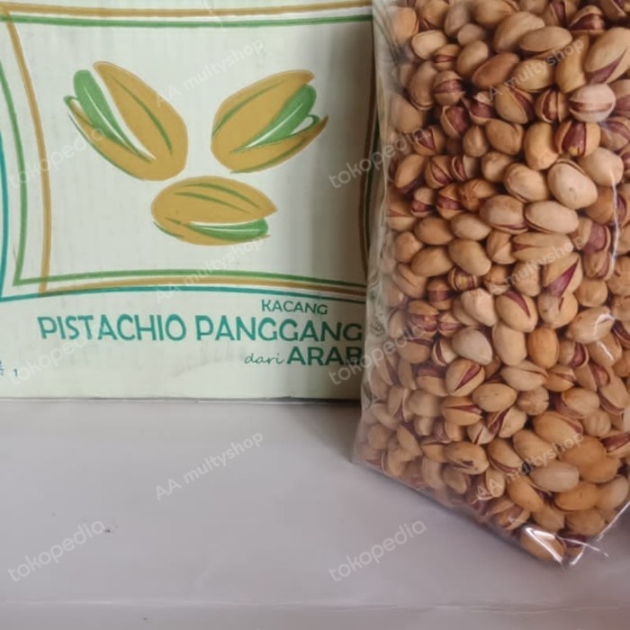 

Kacang Pistachio panggang 500g Jhon Farmer