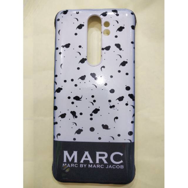 Bumper case glass marc jacob redmi note 8 pro - casing