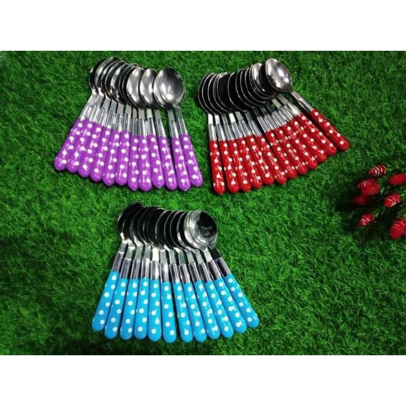 Sendok polkadot sendok besi sendok polkadot murah