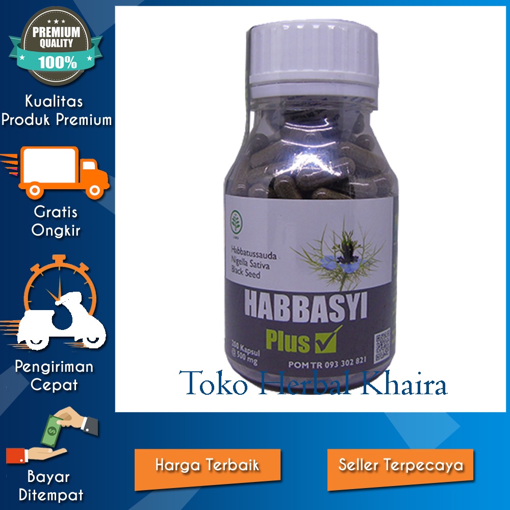 HABBASYI PLUS 200 KAPSUL HABBATUSSAUDA NIGELLA SATIVA