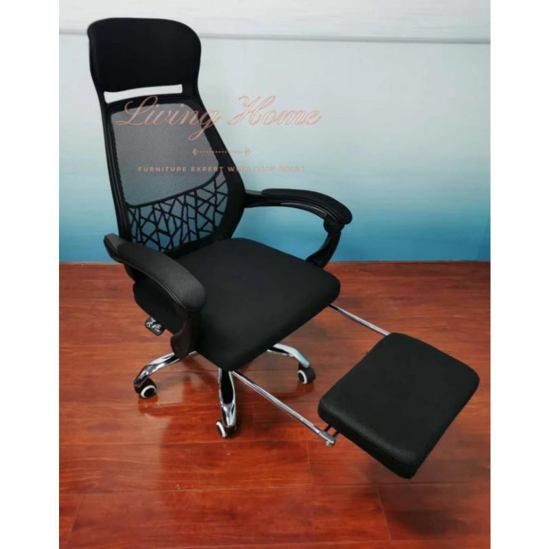 Kursi Kantor Jaring Sandaran Hidrolik Kaki Santai