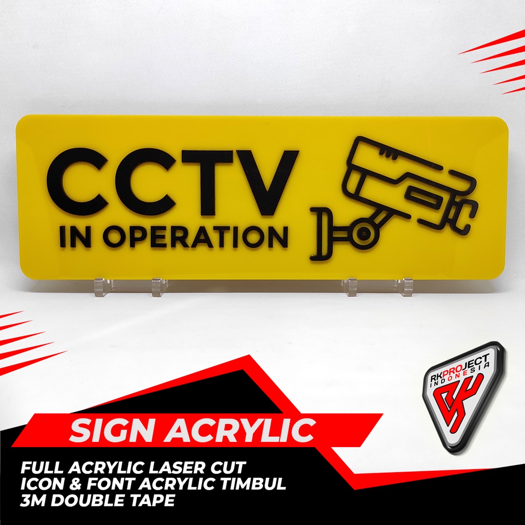 

PAPAN INFORMASI SIGN BOARD AKRILIK ACRYLIC CCTV IN OPERATION
