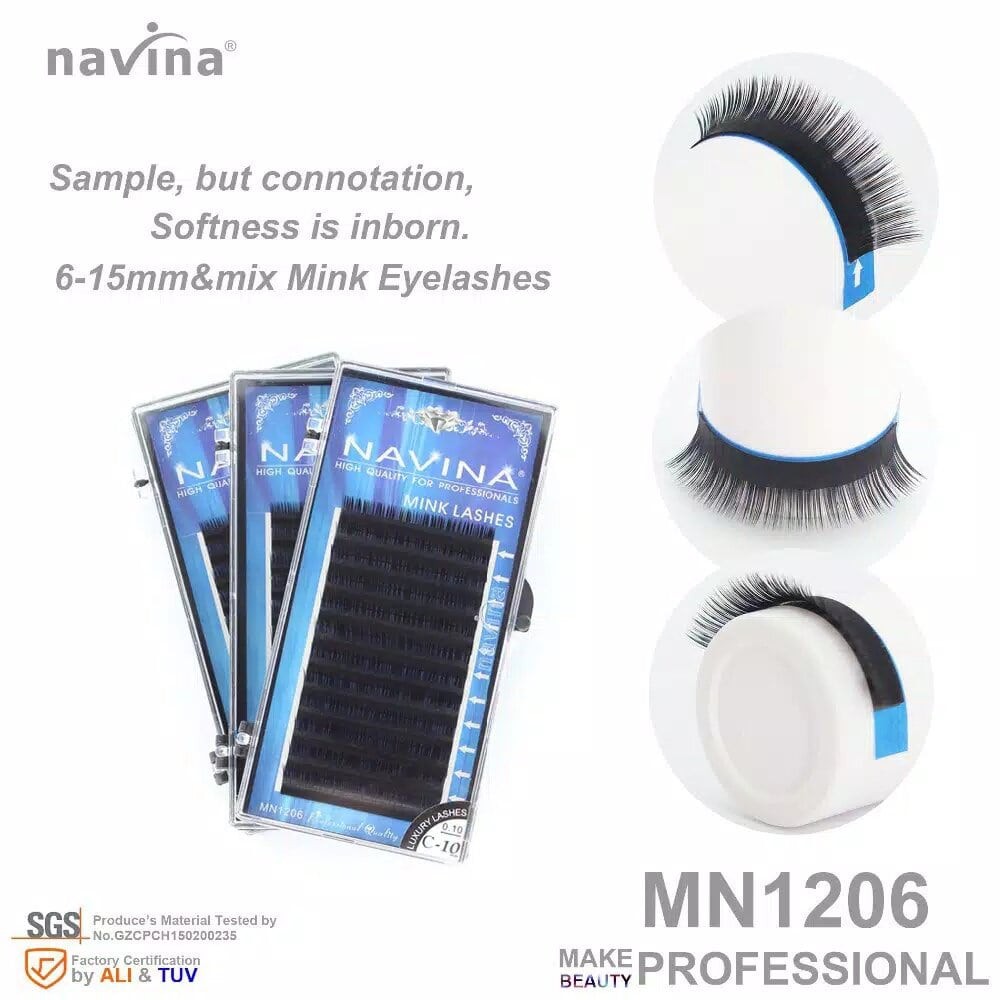 Navina Mink Lashes 0.10C Luxury Eyelash Extension Bulu Mata Tanam