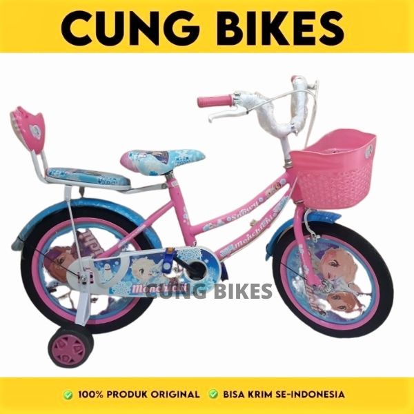 SEPEDA MINI 16 MONCHICHI | sepeda anak cewe