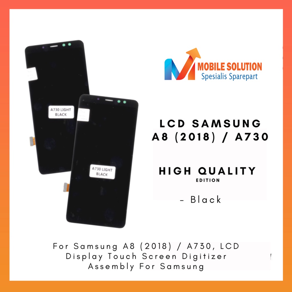 Grosir LCD Samsung A8 Plus incel 2018 A730 Fullset Touchscreen ORIGINAL 100% Garansi 1 Bulan + Packing / Bubbel