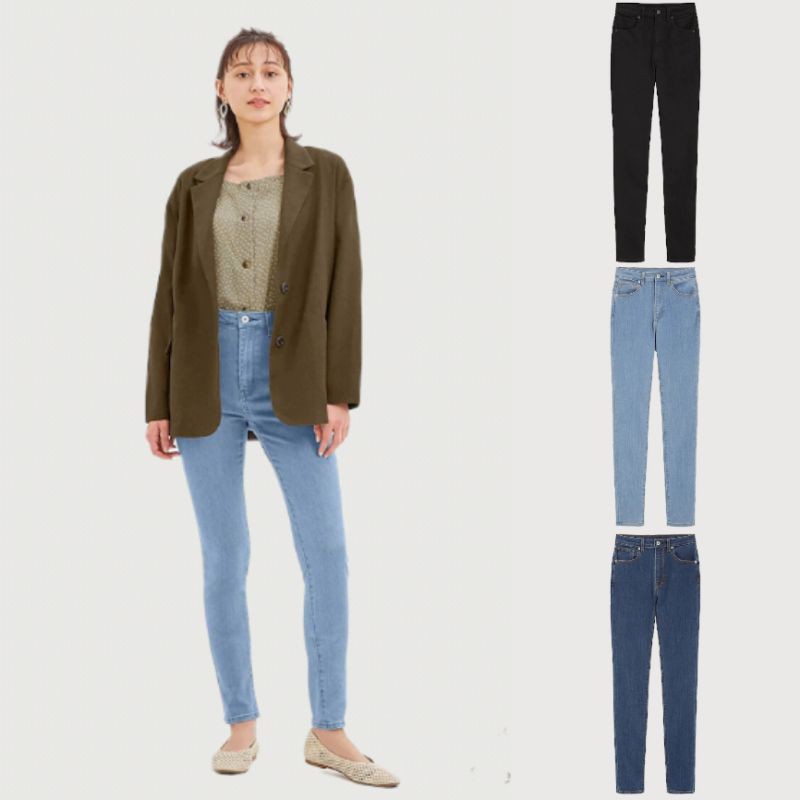 GU UNIQLO  SKINNY JEANS  CELANA JEANS  Shopee Indonesia