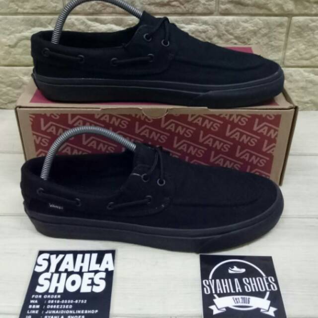 vans zapato all black