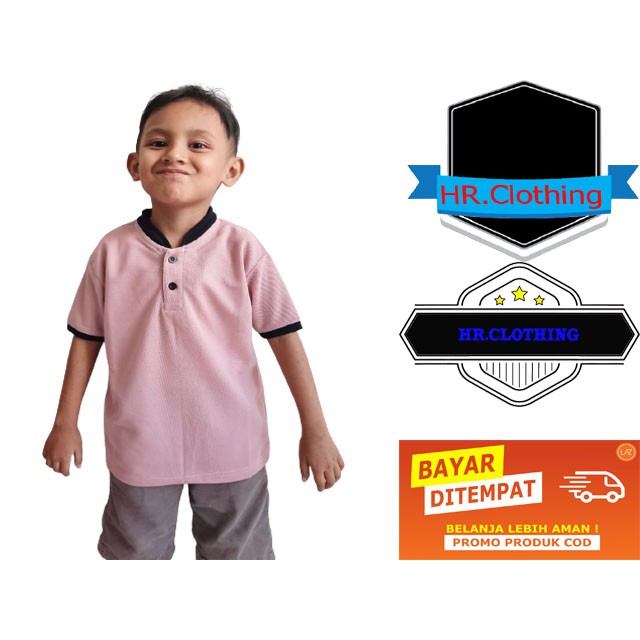 HR.Clothing Kaos Shanghai Anak-anak Polo T-Shirt