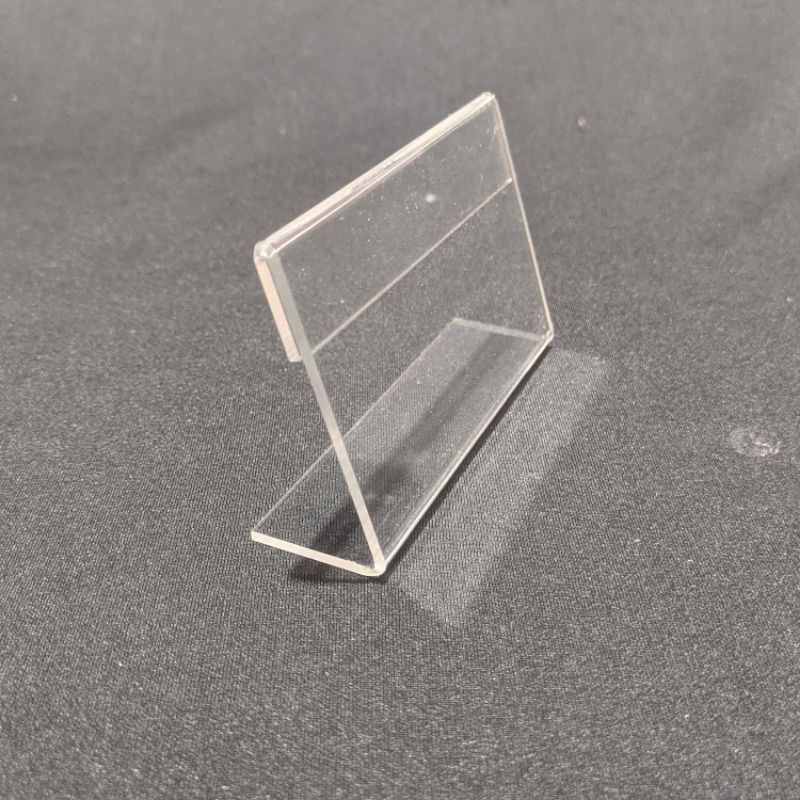 

PRICE TAG /NAME TAG/NAME HOLDER ACRYLIC 9cm x 6cm